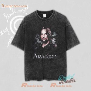 The Lord Of The Rings Aragorn Gift For Men And Women Acid Washed Tee a