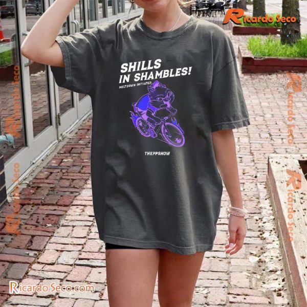 Theppshow Shills In Shambles Meltdown Initiated Graphic Unisex T-shirt, Classic Men Shirt