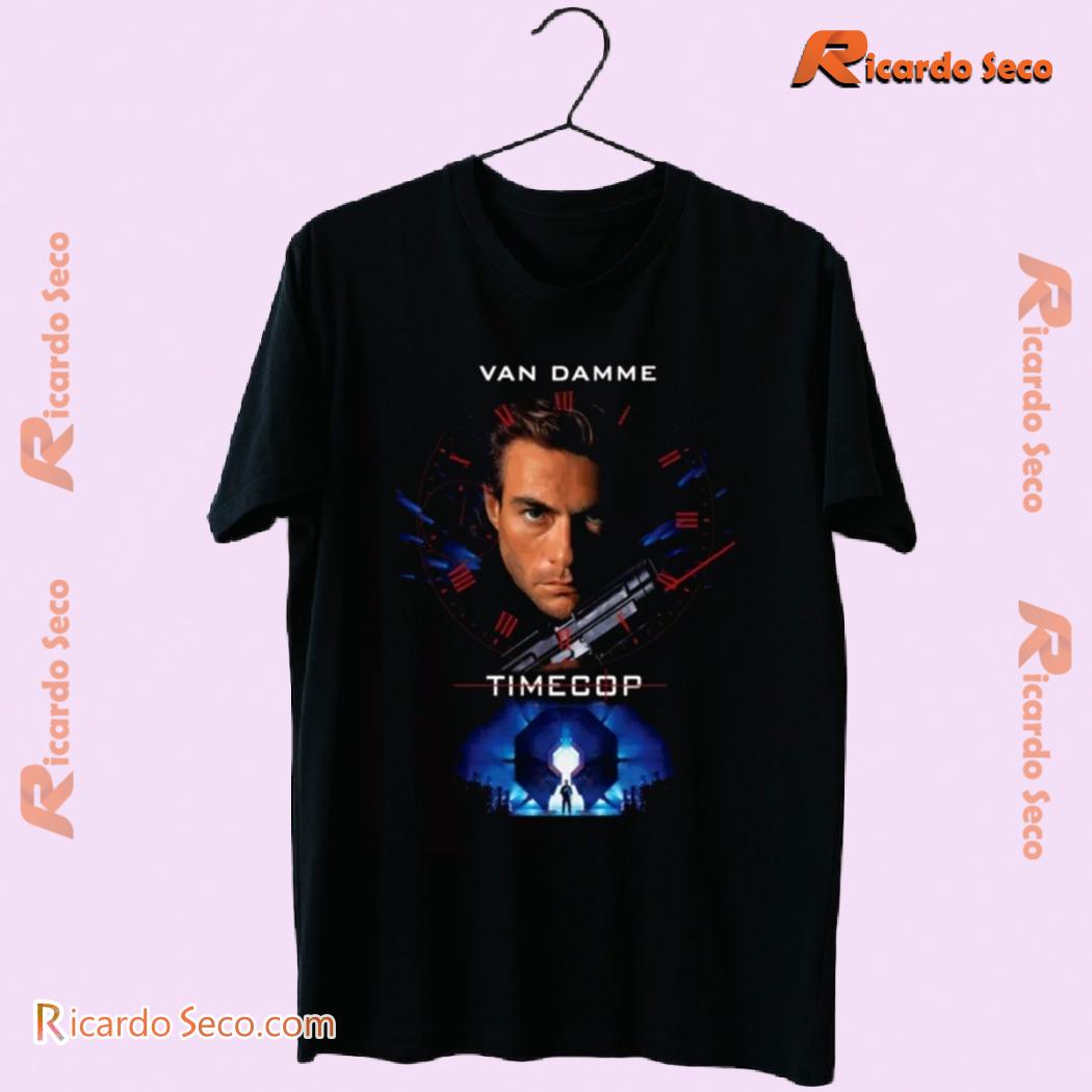 Timecop Van Damme 90's Action Movie Gift For Fan, Graphic Unisex T-shirt, Classic Men Shirt b Timecop Van Damme 90's Action Movie Gift For Fan, Graphic Unisex T-shirt, Classic Men Shirt b