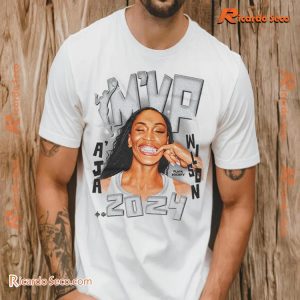 WNBA Las Vegas Aces A'ja Wilson MVP 2024 Gift For Fan Graphic Unisex T-shirt, Classic Men Shirt a