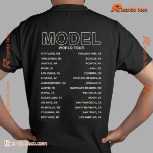 Wallows Standing Photo Model World Tour 2024 Graphic Unisex T-shirt, Classic Men Shirt b