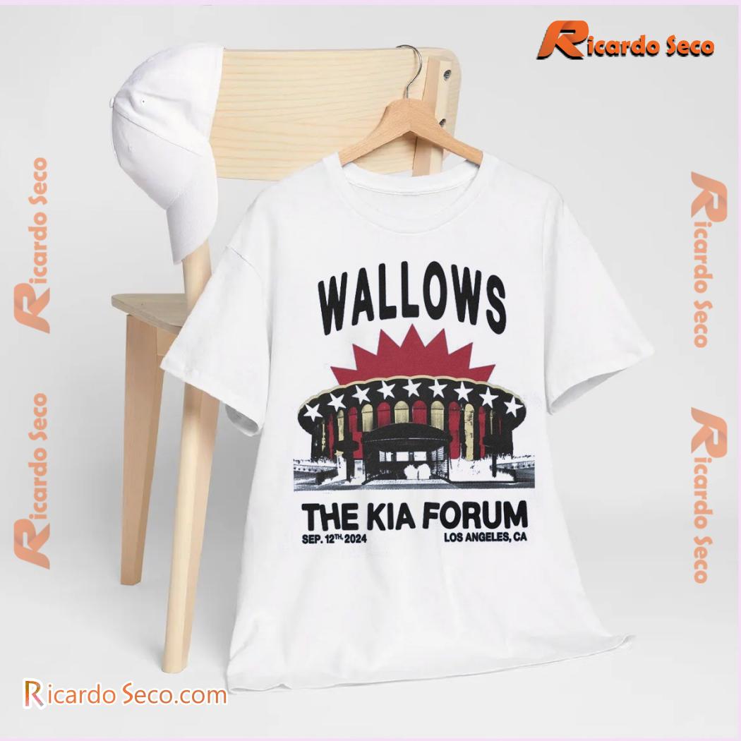 Wallows The Kia Forum Sep 12 2024 Los Angeles, Ca Graphic Unisex T-shirt, Classic Men Shirt b Wallows The Kia Forum Sep 12 2024 Los Angeles, Ca Graphic Unisex T-shirt, Classic Men Shirt b