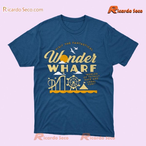 Wonder Wharf Visit The Fantastical Worlds Of Totally Safe And Legal Fun Graphic Unisex T-shirt, Classic Men Shirt