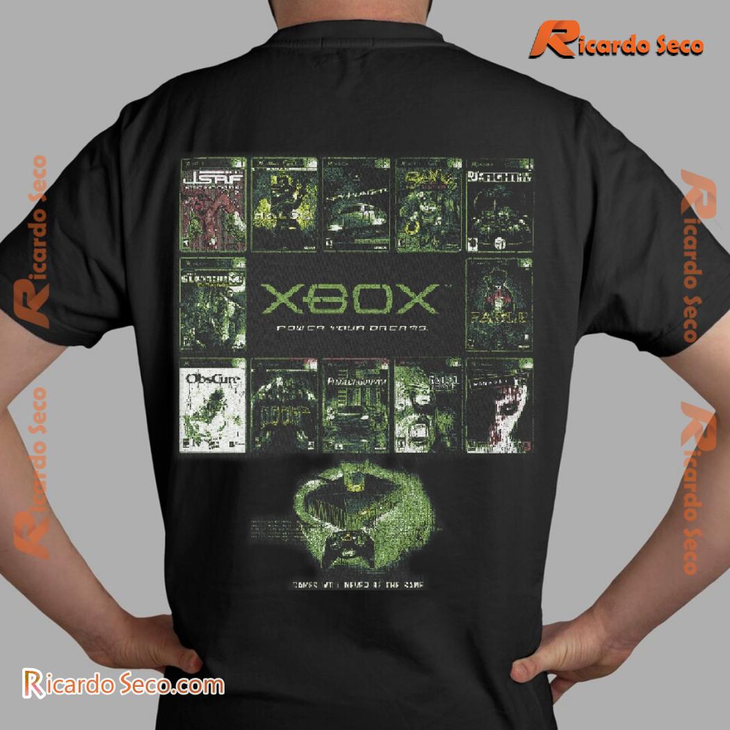 Xbox Power Your Dreams Games Will Never Be The Same Graphic Unisex T-shirt, Classic Men Shirt b
