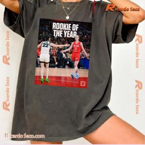 2024 WNBA Roy Indiana Fever Caitlin Clark Rookie Of The Year Printed Unisex Shirt, Classic Men Shirt b