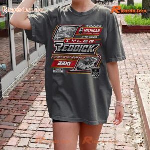 23xi Racing Black Tyler Reddick 2024 Firekeepers Casino 400 Race Winner Graphic Unisex T-shirt, Hoodie, Long Sleeve-b GsODJaL