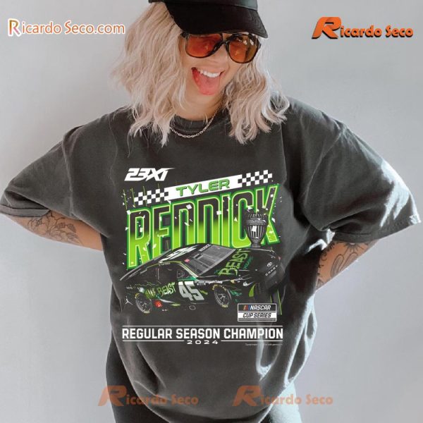 23xi Racing Tyler Reddick 2024 Nascar Cup Series Regular Season Champion Classic Men Shirt hSXnJs0