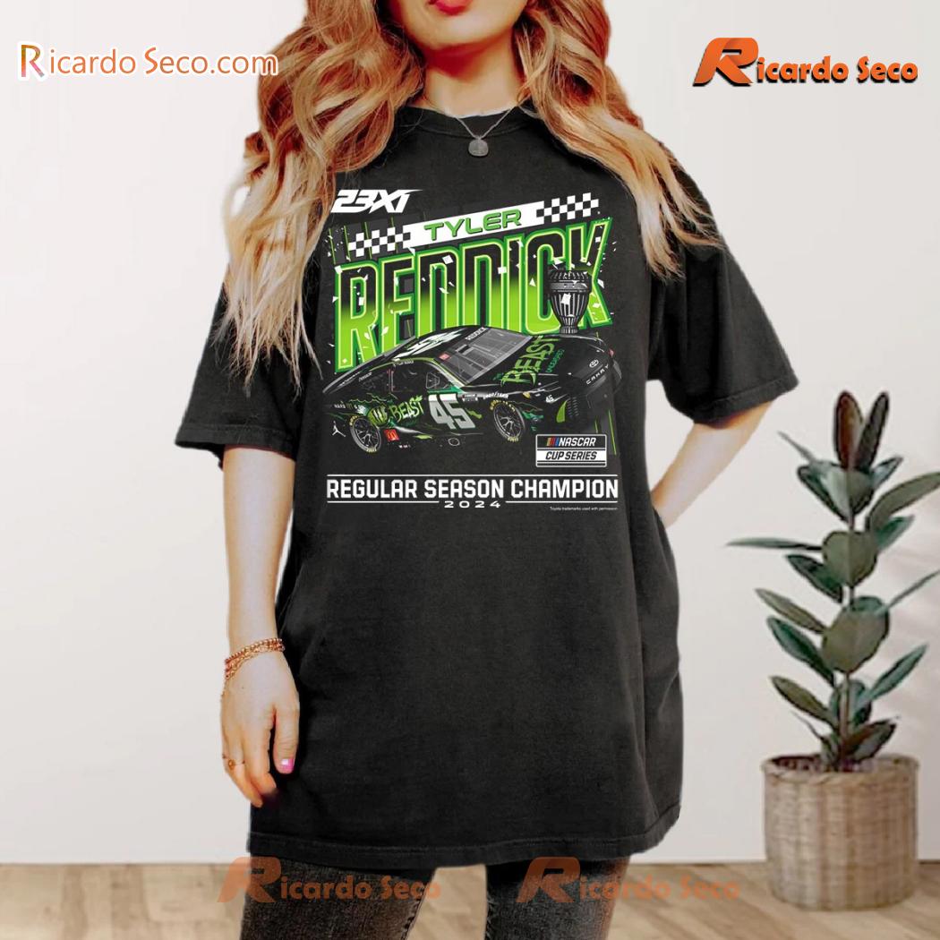 23xi Racing Tyler Reddick 2024 Nascar Cup Series Regular Season Champion Classic Men Shirt-a 23xi Racing Tyler Reddick 2024 Nascar Cup Series Regular Season Champion Classic Men Shirt-a 9IsyAEd