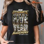AEW Dynamite Five Year Anniversary October 2, 2024 Graphic Unisex T-shirt, Classic Men Shirt a