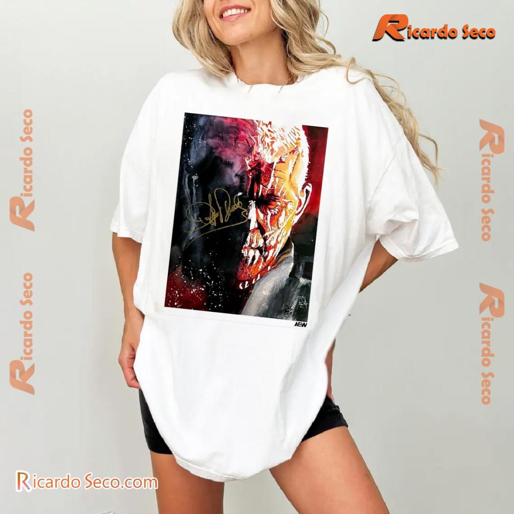 AEW Rob Schamberger Dustin Rhodes Graphic Unisex T-shirt, Classic Men Shirt a AEW Rob Schamberger Dustin Rhodes Graphic Unisex T-shirt, Classic Men Shirt a
