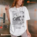 Ace Attorney Visual Novel & Video Game Print Ad Image Gift For Fan Graphic Unisex Shirt, Classic Women Shirt