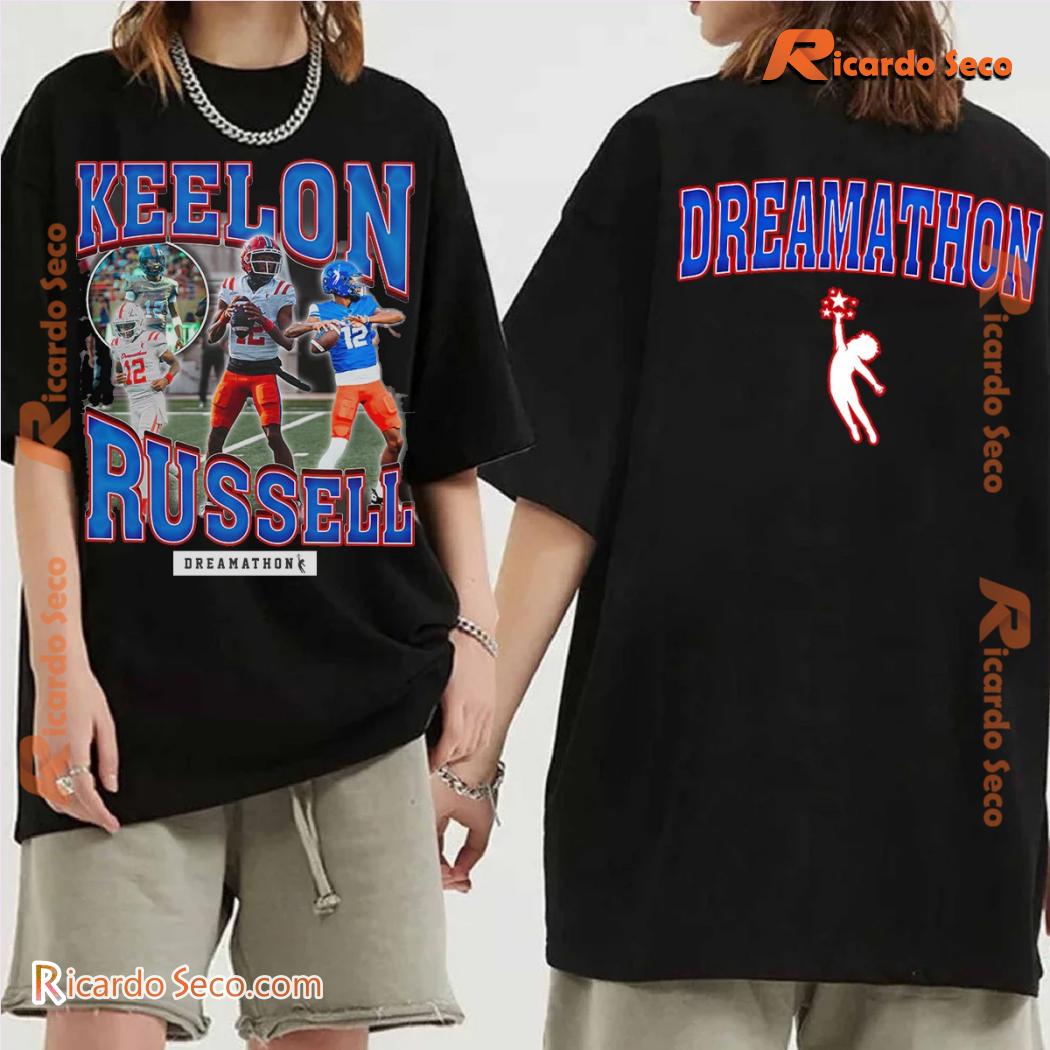 Alabama Crimson Tide Keelon Russell Dreamathon 2024 Graphic Unisex T-shirt, Classic Men Shirt