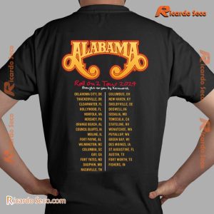 Alabama Roll On 2 Tour 2024 Brought To You By Kenworth Gift For Fan Unisex Shirt, Classic Men Shirt a