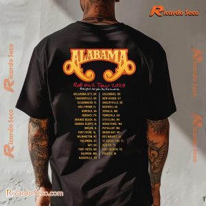 Alabama Roll On 2 Tour 2024 Brought To You By Kenworth Gift For Fan Unisex Shirt, Classic Men Shirt c