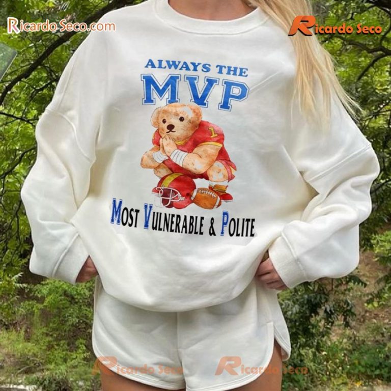 Always Mvp Most Vulnerable And Polite Football Graphic Classic Men Shirt-b ZBM856o