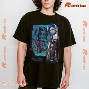 Arcane League Of Legends Jinx Nothing Ever Stays Dead Gift For Fan Graphic Unisex T-shirt, Classic Men Shirt b