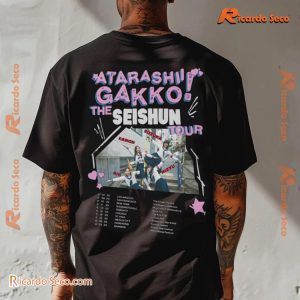 Atarashi Gakko The Seishun Tour Gift For Fan Unisex T-shirt, Classic Men Shirt a