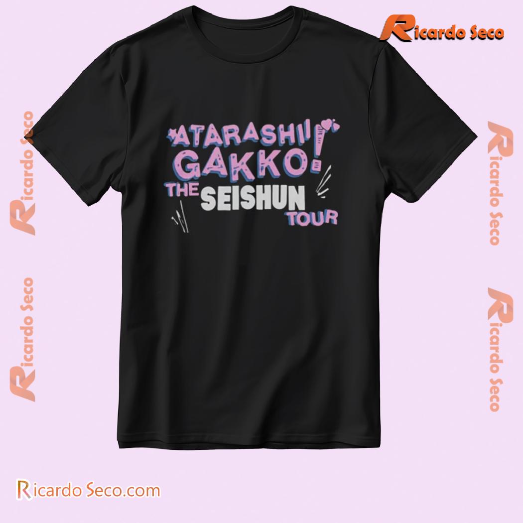 Atarashi Gakko The Seishun Tour Gift For Fan Unisex T-shirt, Classic Men Shirt b Atarashi Gakko The Seishun Tour Gift For Fan Unisex T-shirt, Classic Men Shirt b