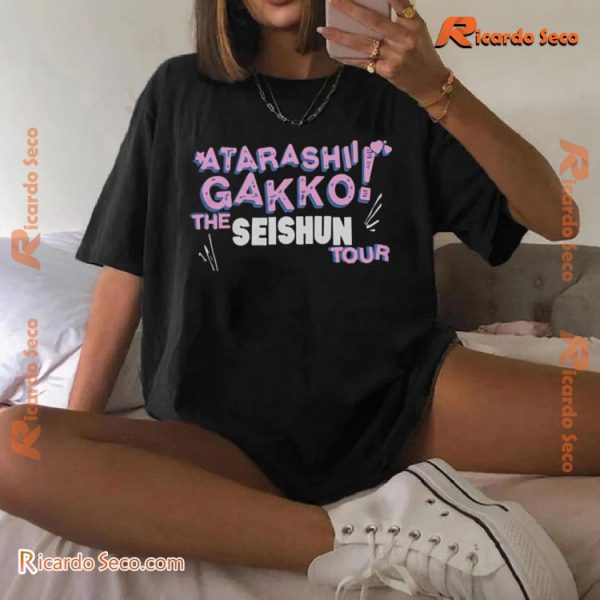 Atarashi Gakko The Seishun Tour Gift For Fan Unisex T-shirt, Classic Men Shirt c