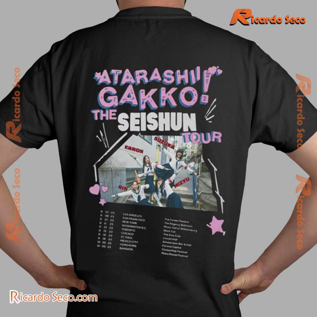 Atarashi Gakko The Seishun Tour Gift For Fan Unisex T-shirt, Classic Men Shirt Atarashi Gakko The Seishun Tour Gift For Fan Unisex T-shirt, Classic Men Shirt
