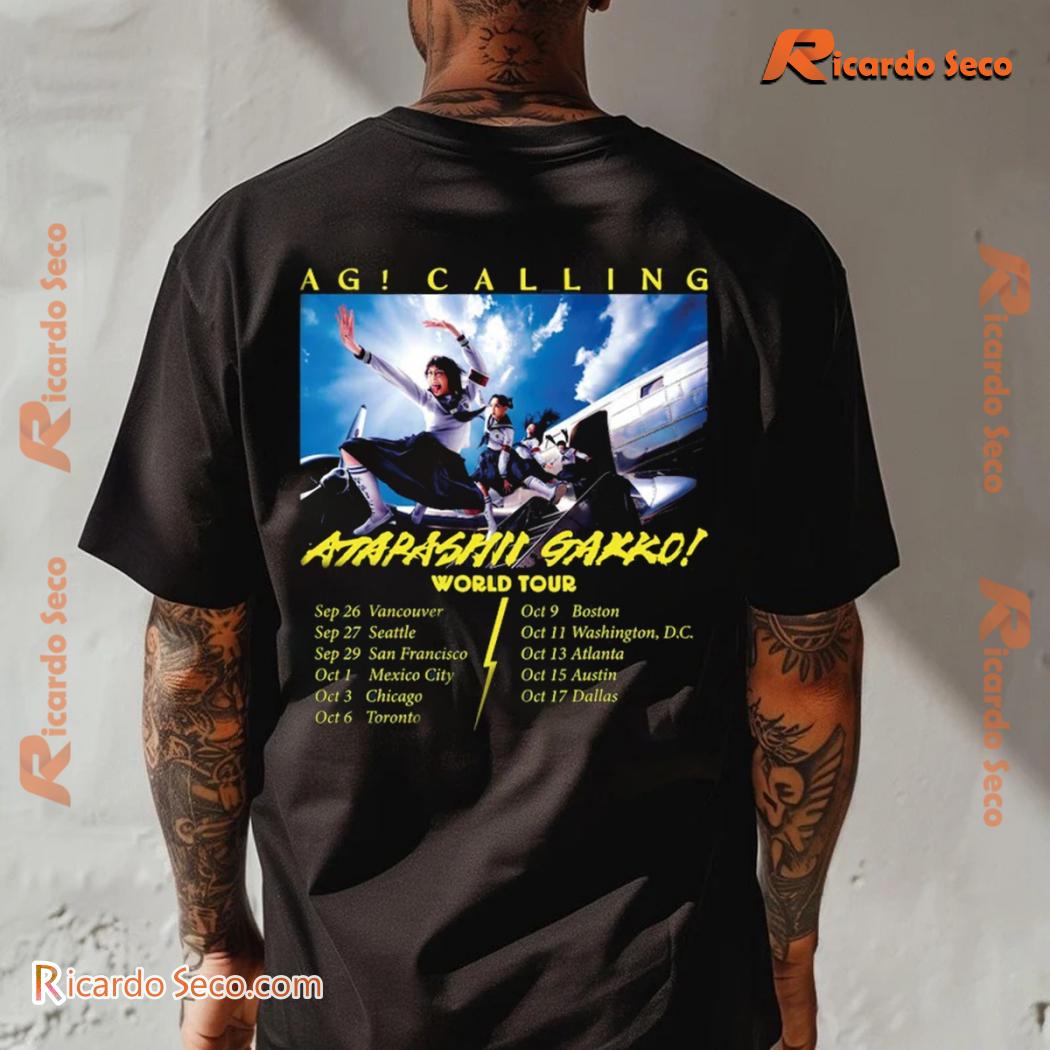 Atarashi Gakko The Seishun Tour Merch Ag! Calling Album Gift For Fan Unisex T-shirt, Classic Men Shirt x Atarashi Gakko The Seishun Tour Merch Ag! Calling Album Gift For Fan Unisex T-shirt, Classic Men Shirt x