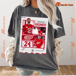 Austin Watson Signed Detroit Red Wings One-year, Two-way Contract Signature Poster Graphic Unisex Shirt, Classic Men Shirt b