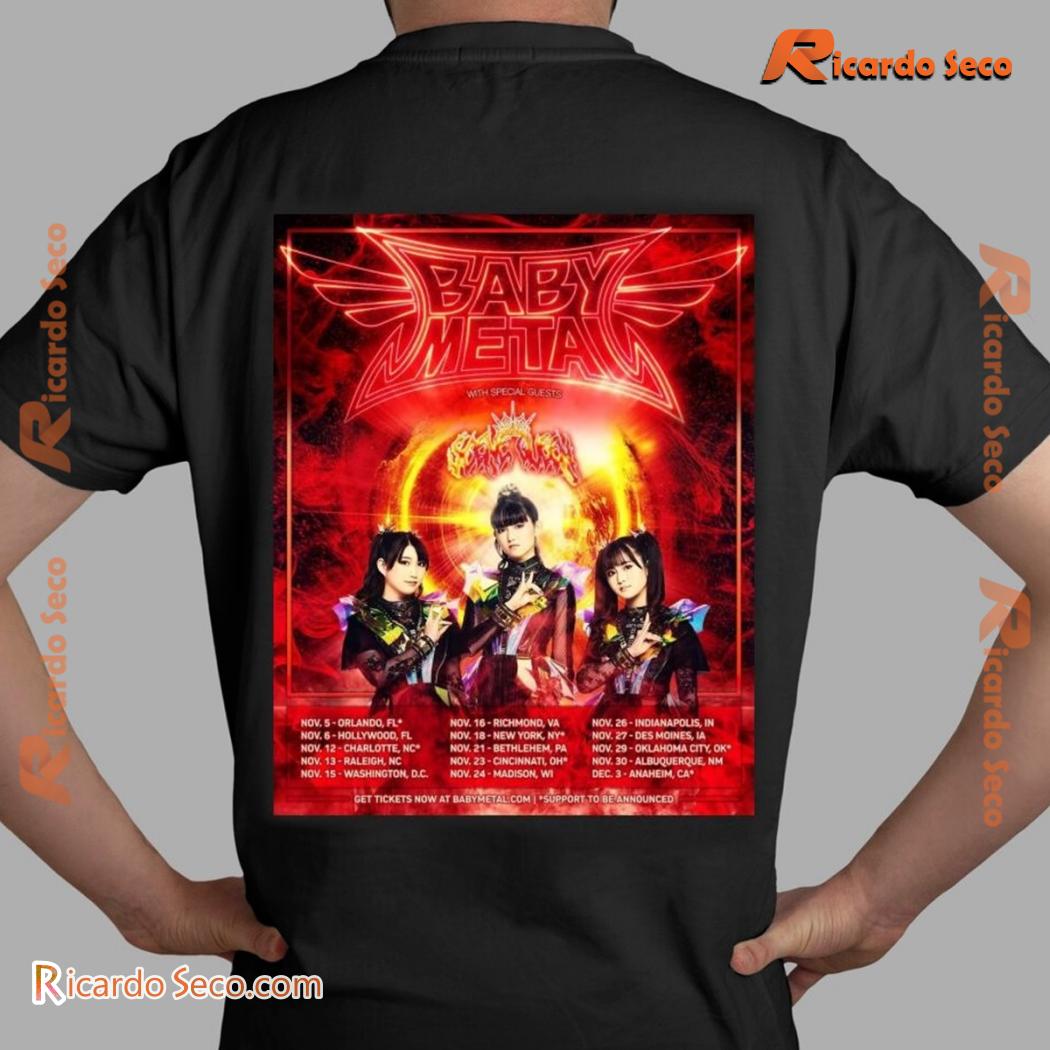 Babymetal With Special Guests Tour 2024 Gift For Fan Classic Men Shirt Babymetal With Special Guests Tour 2024 Gift For Fan Classic Men Shirt