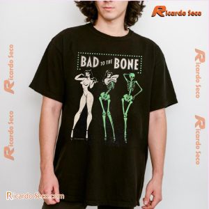 Bad To The Bone Design Graphic Unisex T-shirt a