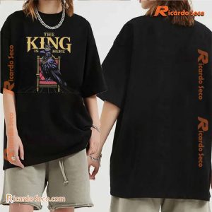 Baltimore Ravens The King Is Here Gift For Fan Graphic Unisex T-shirt, Classic Men Shirt a