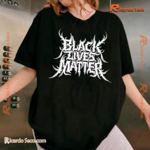 Black Lives Matter Metal Logo Gift For Music Fan Classic Men Shirt-a bYGjaPB