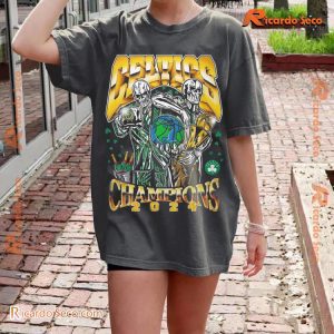 Boston Celtics The 2024 Nba Champs Have Arrived A-bu Đa-bi Graphic Unisex T-shirt, Classic Men Shirt a