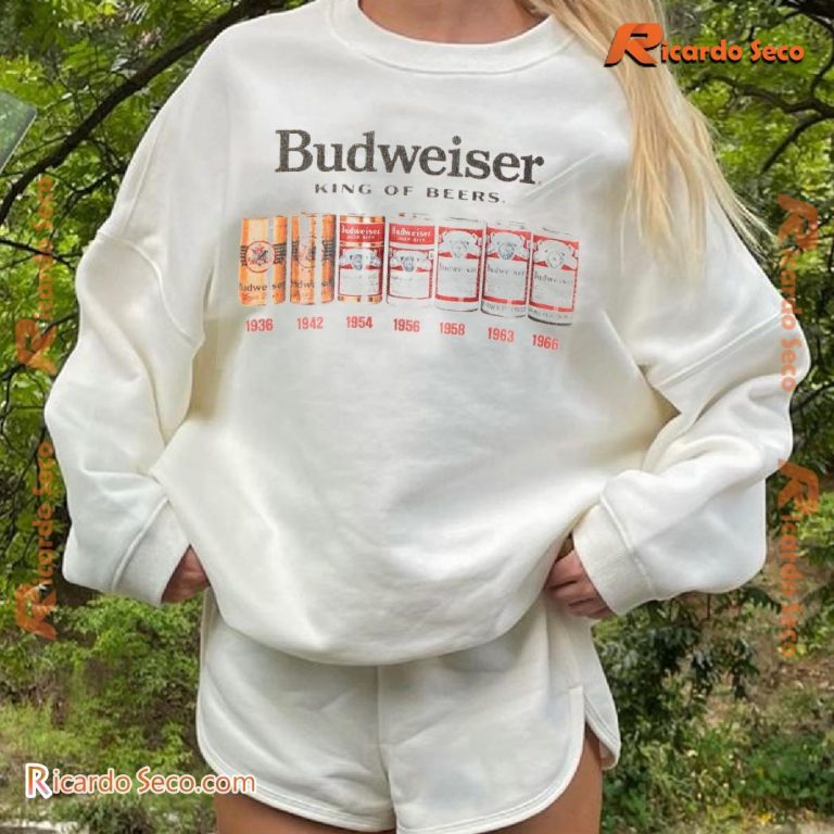 Budweiser King Of Beers Graphic Unisex Sweater, Sweatshirt-a VvHLMTo