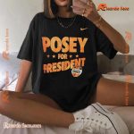 Buster Posey For President San Francisco Giants 2012 Comfort Color Unisex Tee, Classic Men Shirt