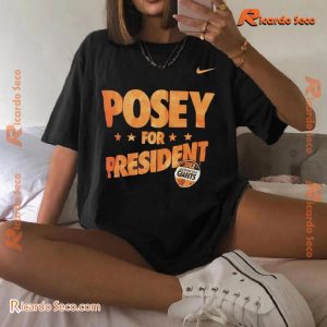 Buster Posey For President San Francisco Giants 2012 Comfort Color Unisex Tee, Classic Men Shirt