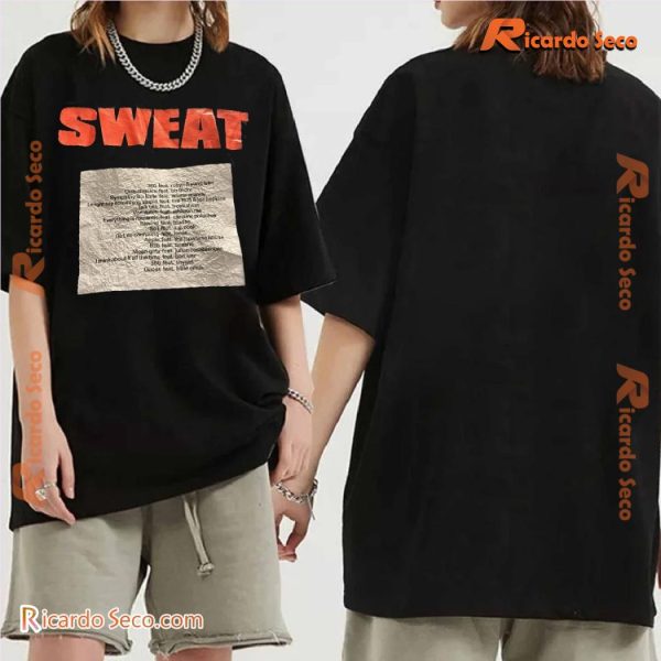 Charli Xcx And Troye Sivan Sweat 2024 Tour Tracklist At Orlando Show Gift For Fan Graphic Unisex T-shirt, Classic Men Shirt