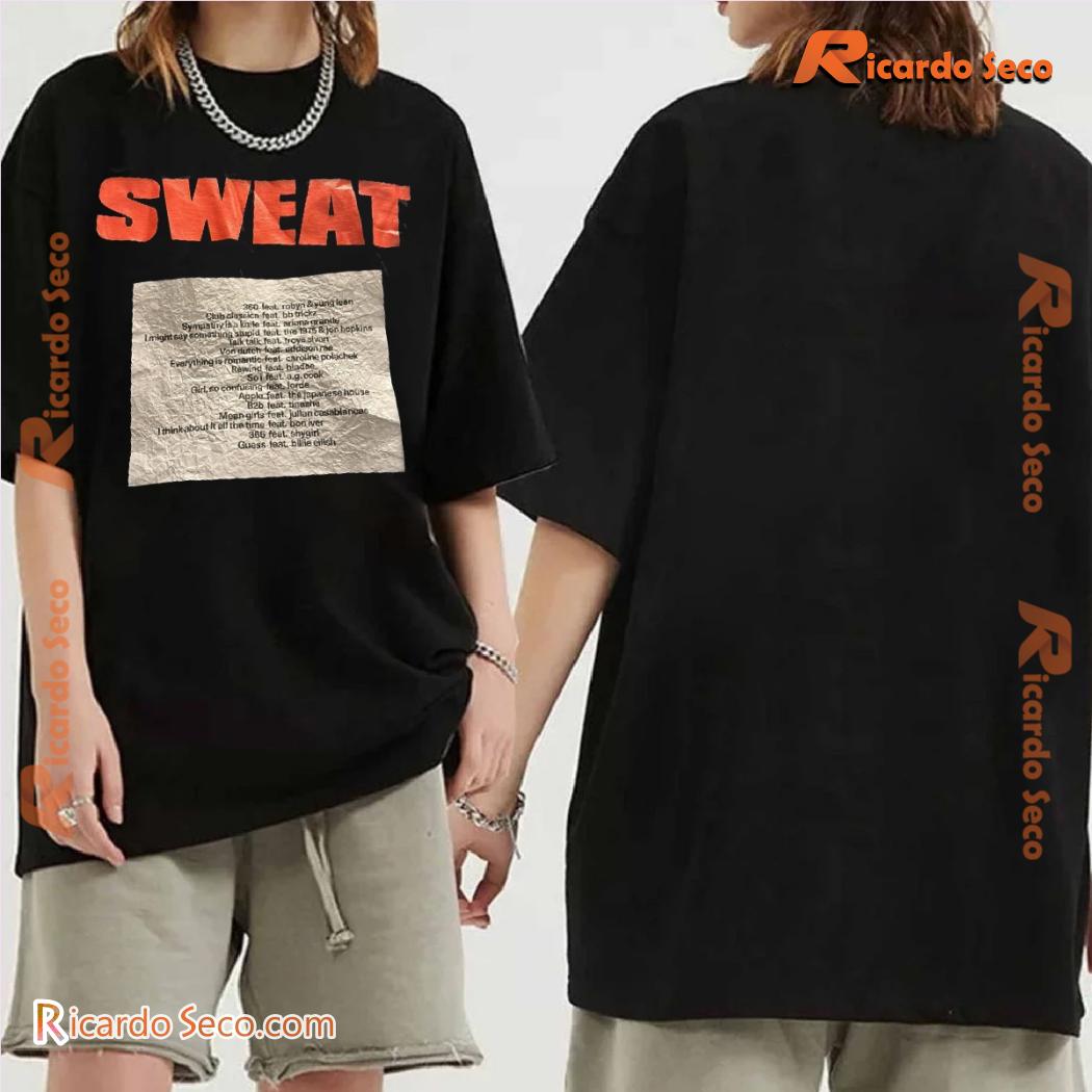 Charli Xcx And Troye Sivan Sweat 2024 Tour Tracklist At Orlando Show Gift For Fan Graphic Unisex T-shirt, Classic Men Shirt Charli Xcx And Troye Sivan Sweat 2024 Tour Tracklist At Orlando Show Gift For Fan Graphic Unisex T-shirt, Classic Men Shirt