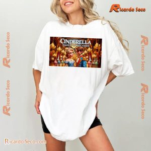 Cinderella Princess Of The Magic Kingdom And Prince Gift For Fan Graphic Unisex T-shirt, Classic Men Shirt a