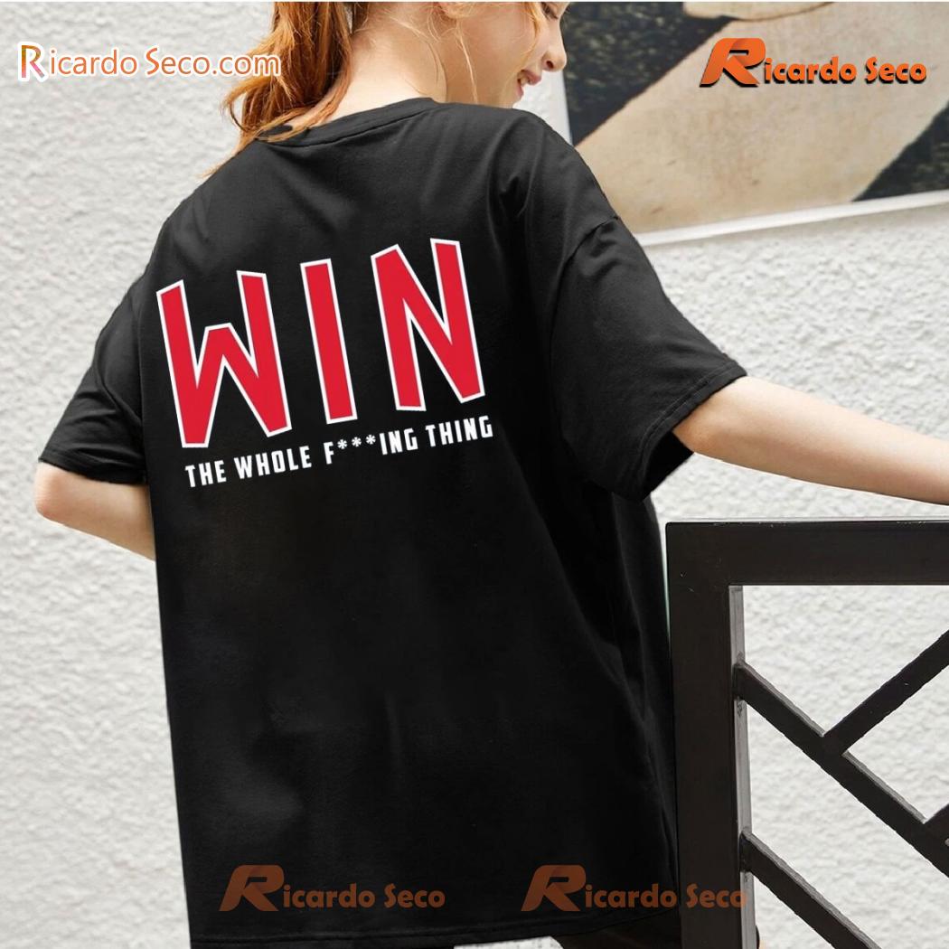 Cleveland Guardians There's Only One Thing Win The Whole Fing Thing Classic Men Shirt x Cleveland Guardians There's Only One Thing Win The Whole Fing Thing Classic Men Shirt x