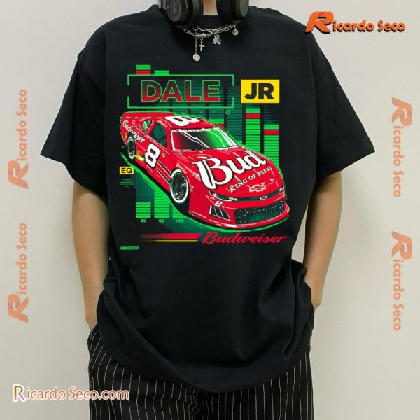 Dale Earnhardt Jr X Budweiser King Of Beers Graphic Classic Men Shirt bicjXSs