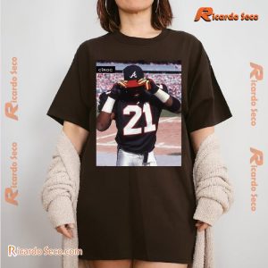 Deion Sanders As The First Athlete To Suit Up For An NFL And MLB Game In The Same Day Graphic Unisex T-shirt a