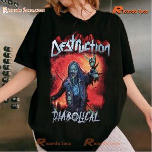 Destruction Diabolica Destroyer Of Harmony Graphic Classic Men Shirt GlkQcT8