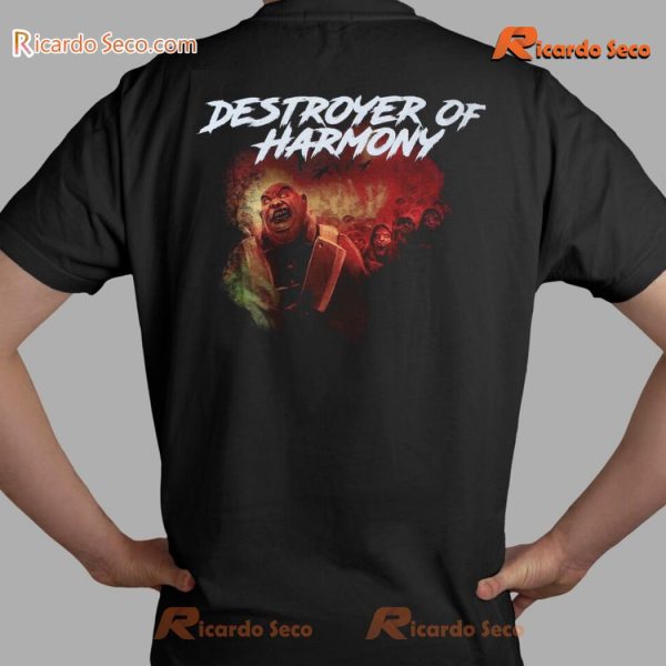 Destruction Diabolica Destroyer Of Harmony Graphic Classic Men Shirt-c bvc4tX3