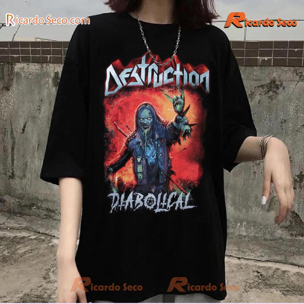 Destruction Diabolica Destroyer Of Harmony Graphic Classic Men Shirt-x 6anl345