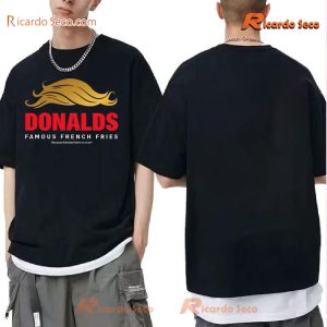 Donald's Famous French Fries Because Kamala Harris Is A Liar Graphic Unisex T-shirt, Classic Men Shirt-b G7fBMdw