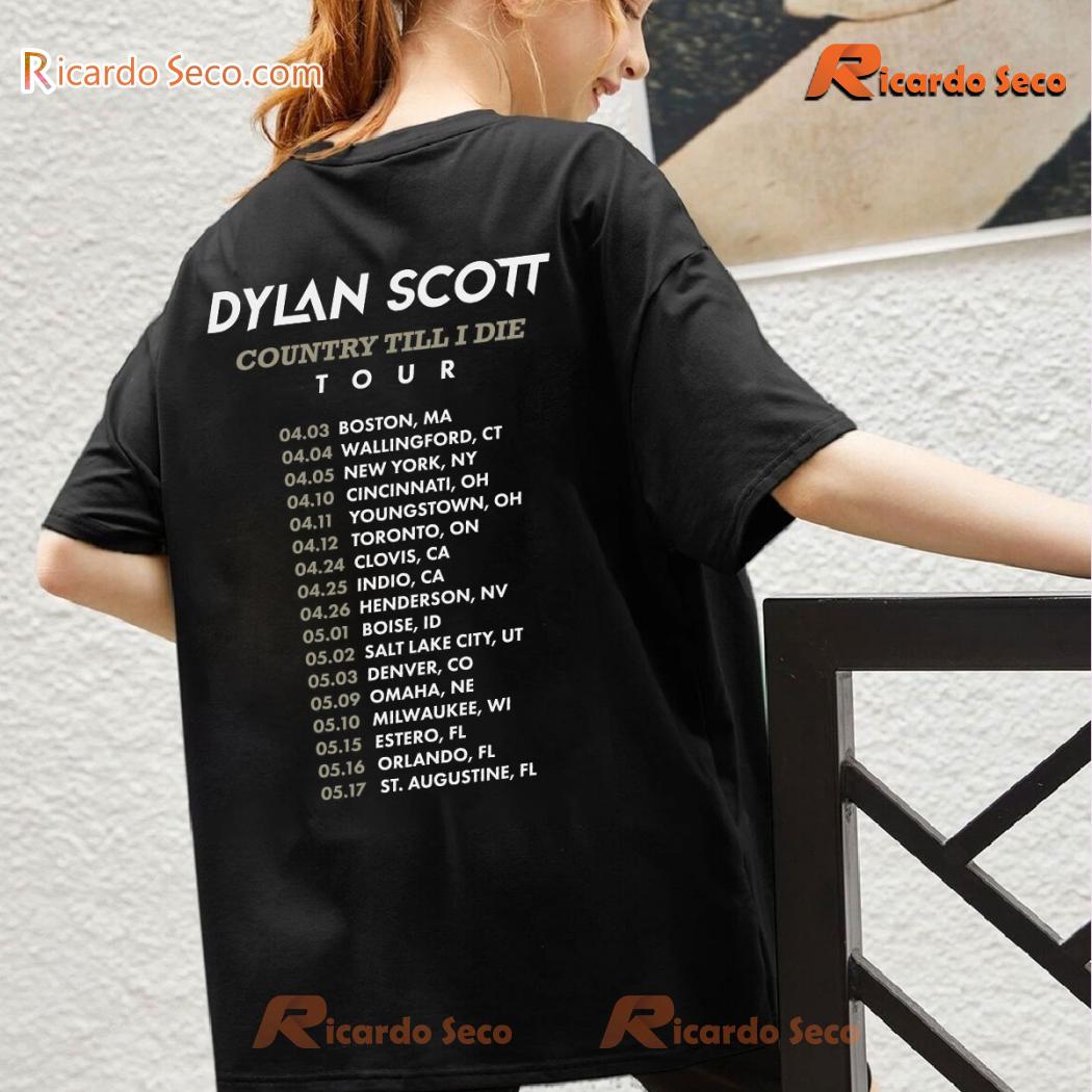 Dylan Scott Country Til I Die Tour 2024 Gift For Fan Classic Men Shirt-b Dylan Scott Country Til I Die Tour 2024 Gift For Fan Classic Men Shirt-b x5gaB7j