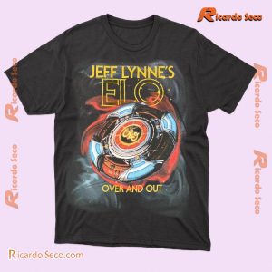 Electric Light Orchestra Jeff Lynne's ELO Over And Out Graphic Unisex Tee, Classic Men Shirt