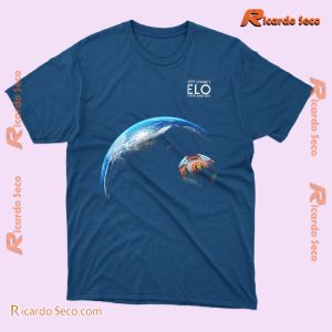 Electric Light Orchestra Jeff Lynne's Elo Over And Out World Spaceship Graphic Unisex Tee, Classic Men Shirt b