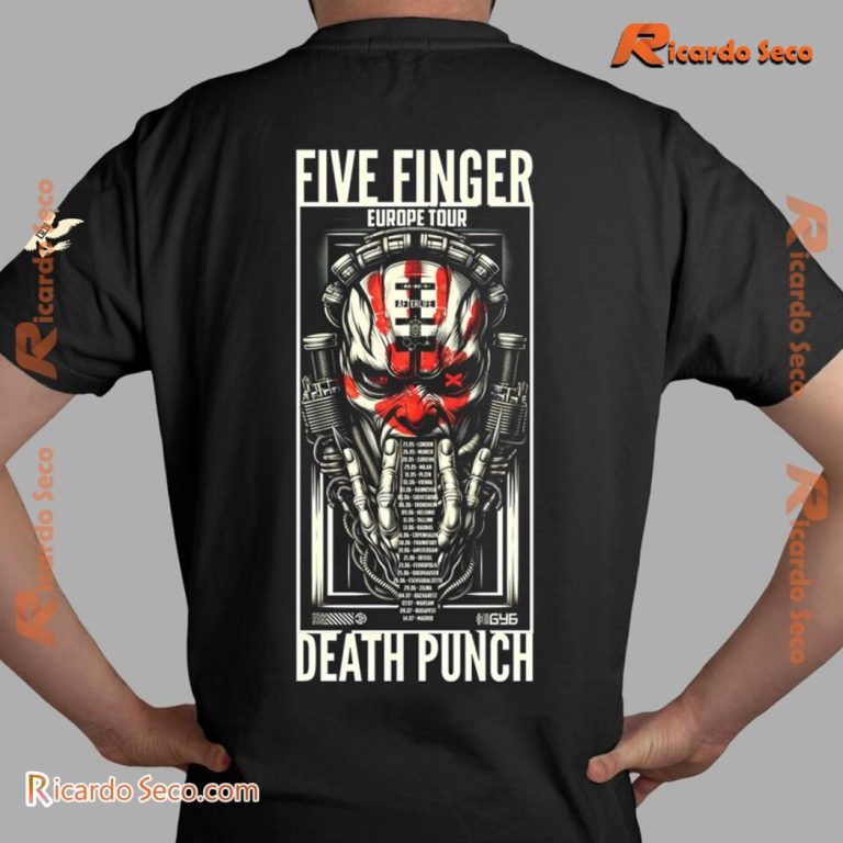 Five Finger Death Punch Psychonaut 2024 Eu Tour Gift For Fan Classic Men Shirt-a QZz7pyC