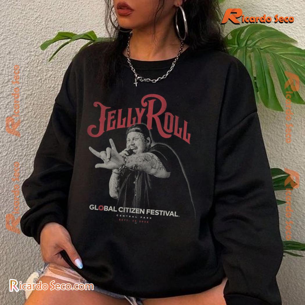 Global Citizen Festival Central 2024 Jelly Roll 9-28-2024 Printed Classic Men Shirt-b Global Citizen Festival Central 2024 Jelly Roll 9-28-2024 Printed Classic Men Shirt-b gYjx942