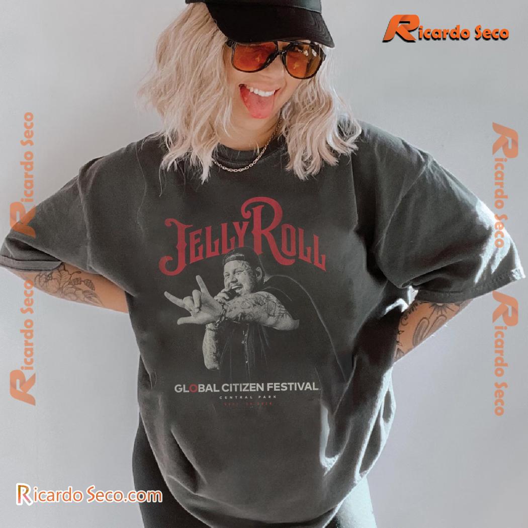 Global Citizen Festival Central 2024 Jelly Roll 9-28-2024 Printed Classic Men Shirt Global Citizen Festival Central 2024 Jelly Roll 9-28-2024 Printed Classic Men Shirt ePBcSYO